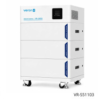 Професійна система резервного живлення VR-S51103 LiFePO4 15.36 кВт год з гібридним інвертором 48V MPPT 5500W